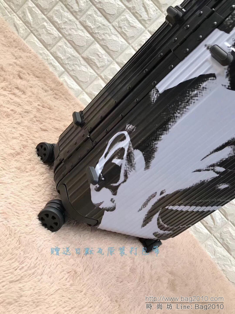 RIMOWA日默瓦 人頭-牛角款 專櫃同款 360度萬象靜音輪 限量版拉杆箱 明星同款  xbt1069